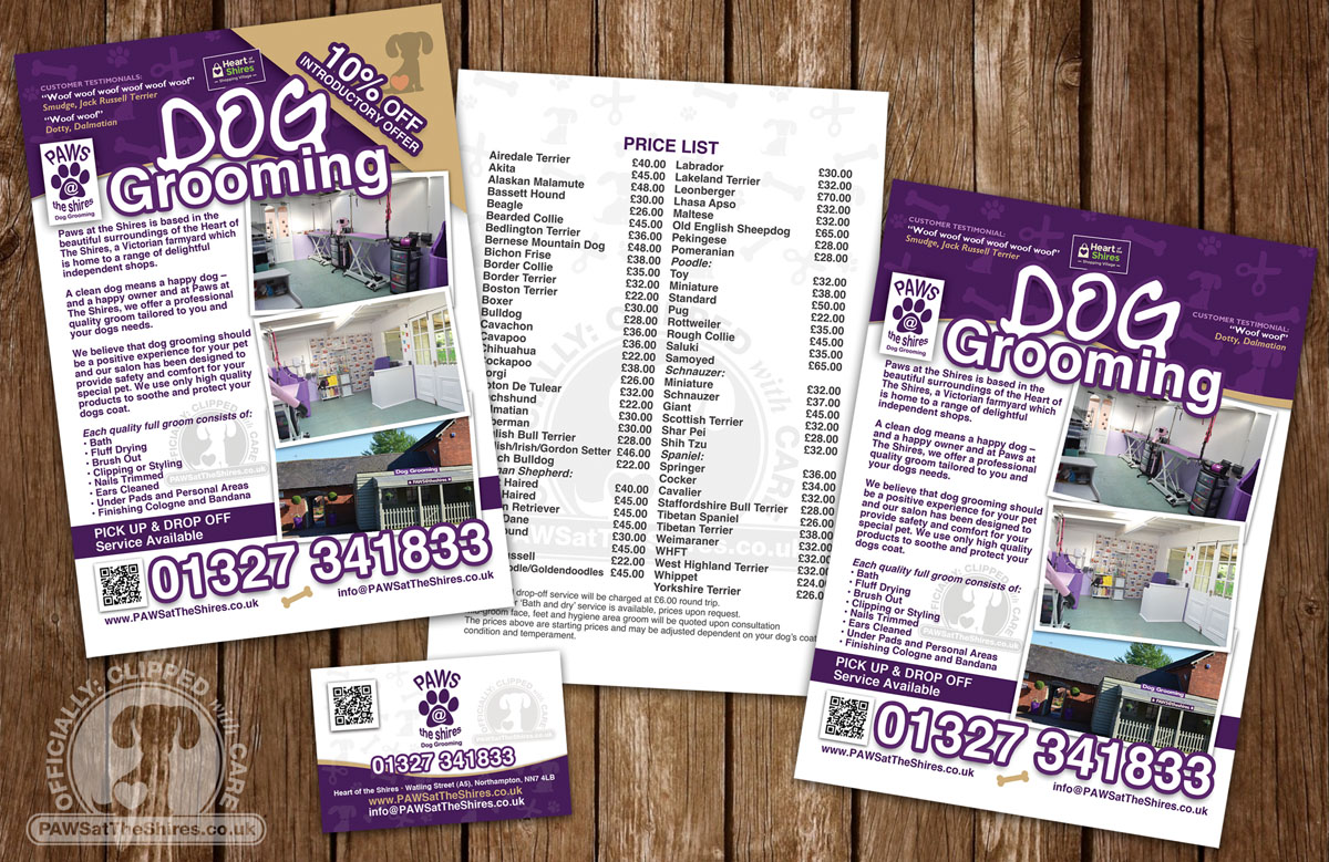 leaflet design daventry