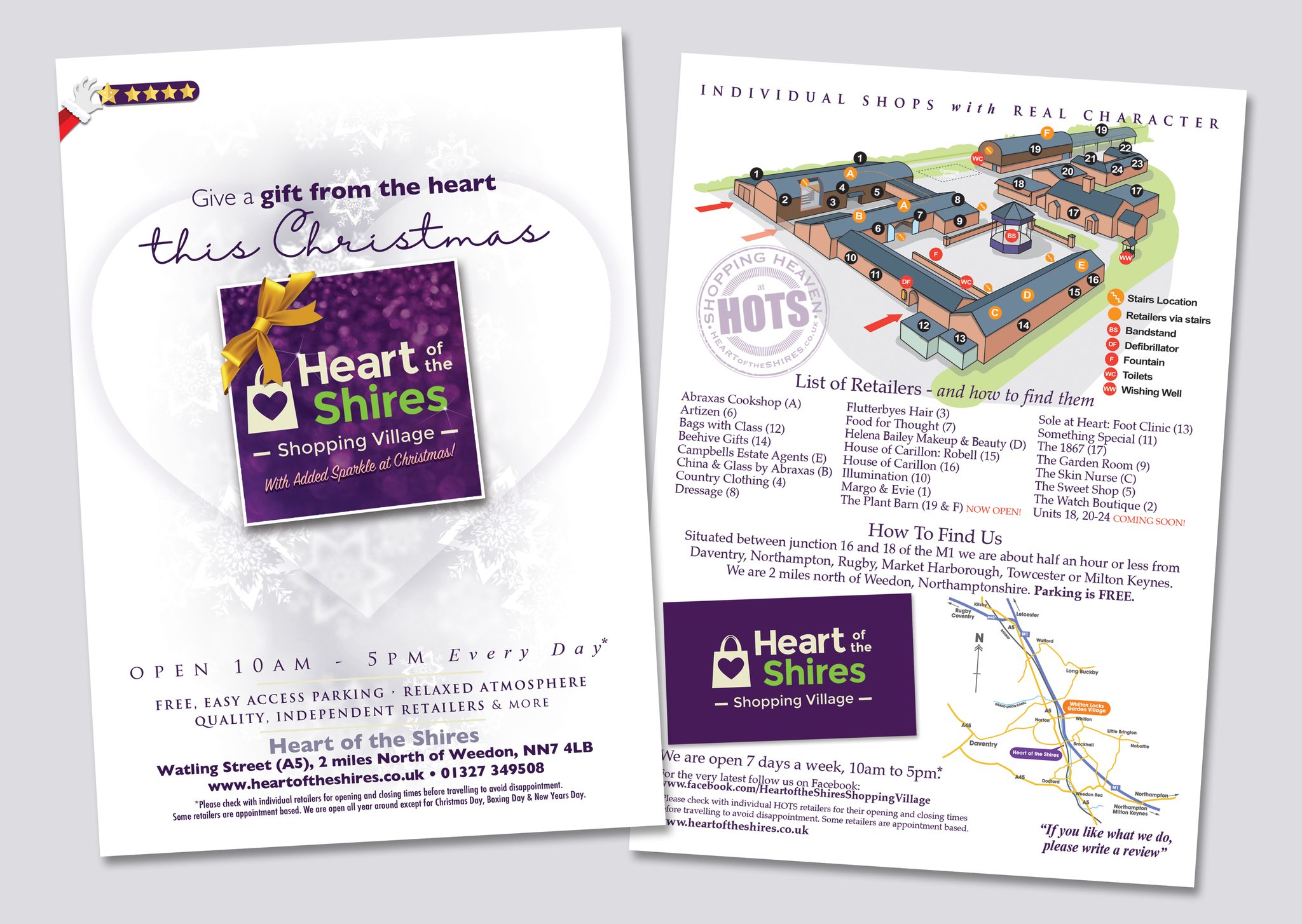 leaflets heart of the shires