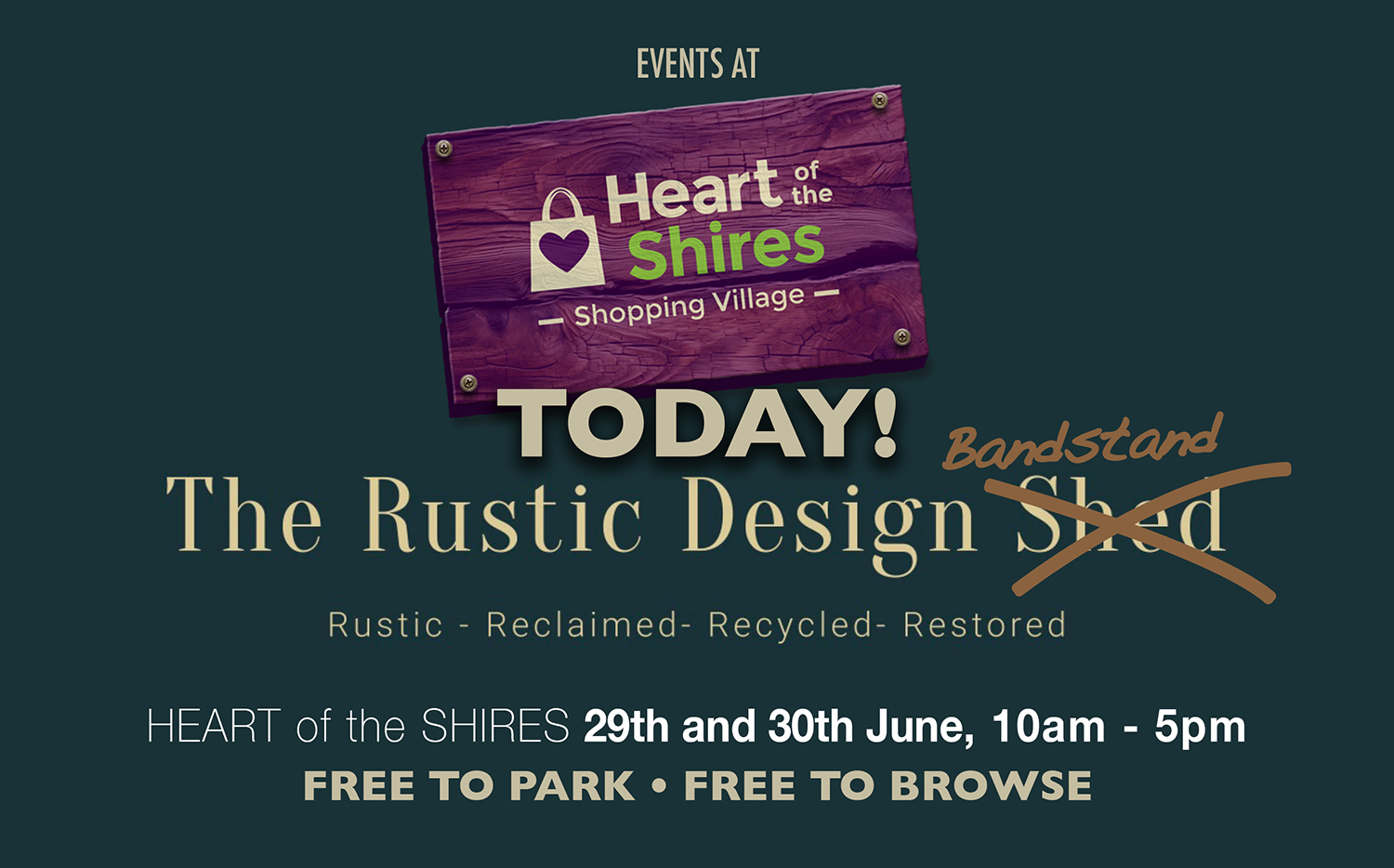 the rustic design shed heart of the shires