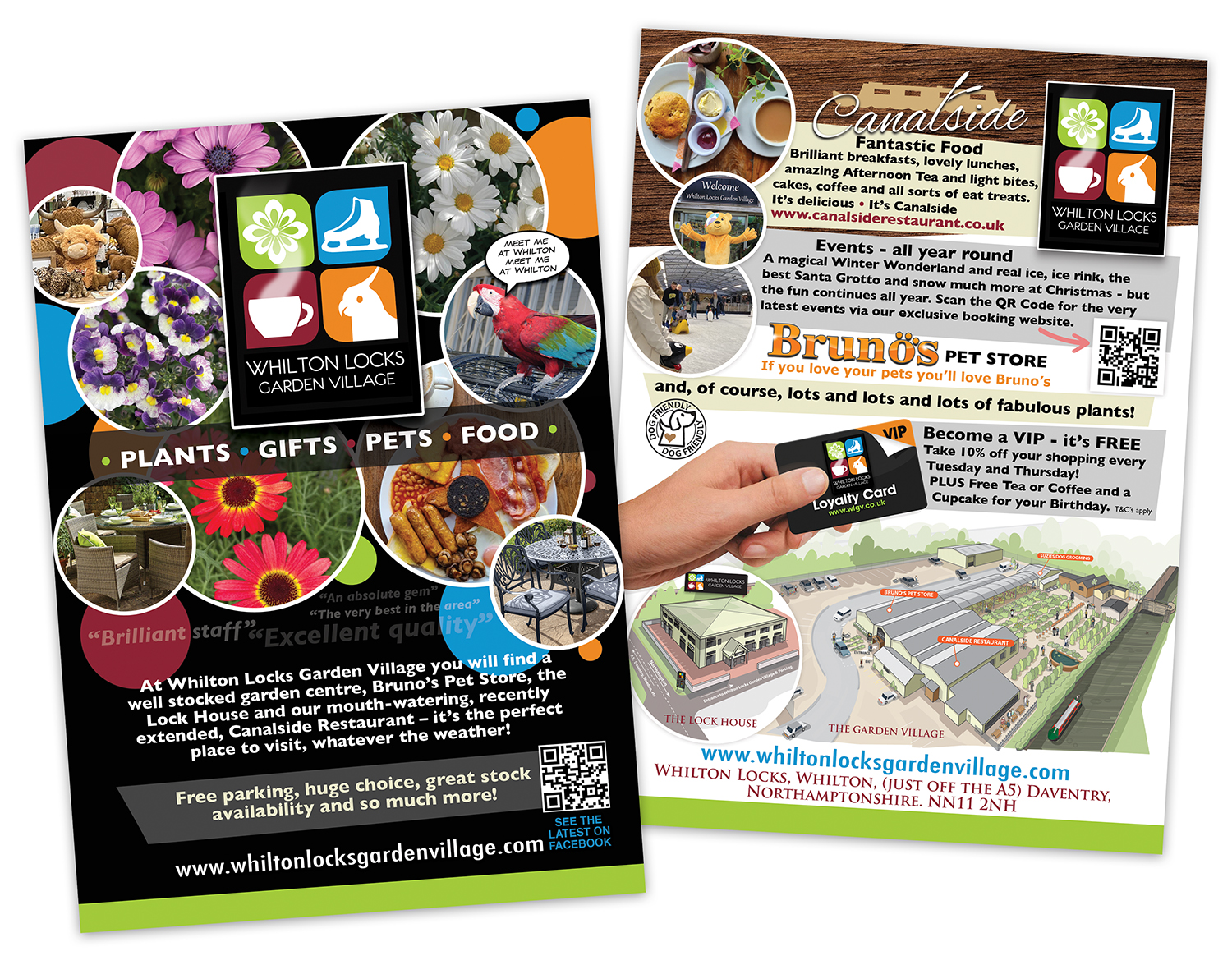 Whilton Locks Leaflet Design